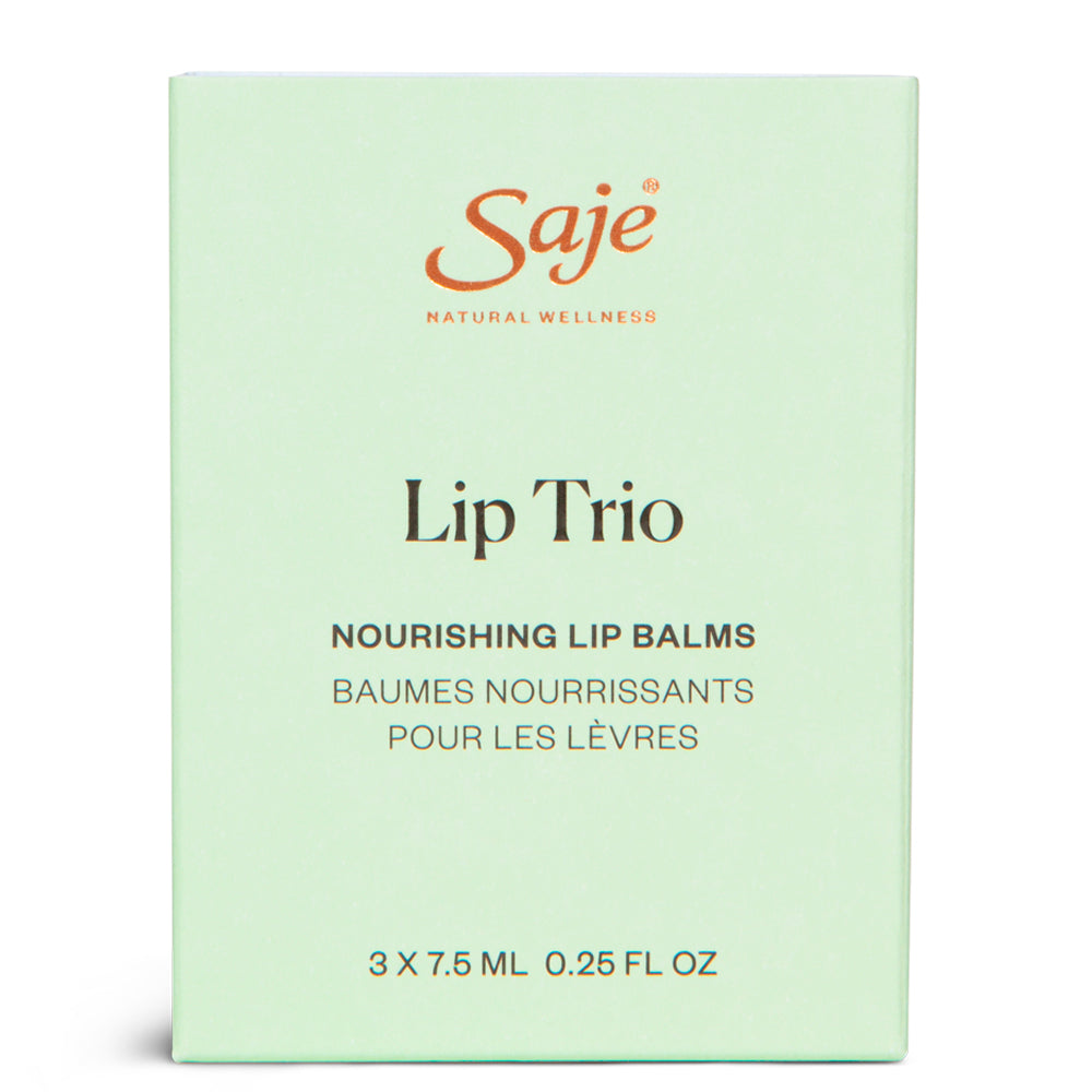 Lip Trio Nourishing Lip Balms - Saje Natural Wellness